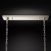 1920s Art Deco Rectangular Chandelier 40"