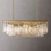 1920s Art Deco Rectangular Chandelier 40"