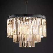 1920s Art Deco Round Chandelier 20"