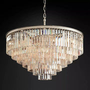 1920s Art Deco Round Chandelier 44"