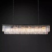 1920s Art Deco Rectangular Chandelier 72"